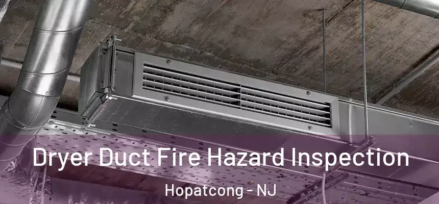  Dryer Duct Fire Hazard Inspection Hopatcong - NJ